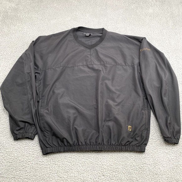 FootJoy Other - FootJoy FJ Jacket Mens XL Black Pullover Windbreaker Golf Golfer Performance